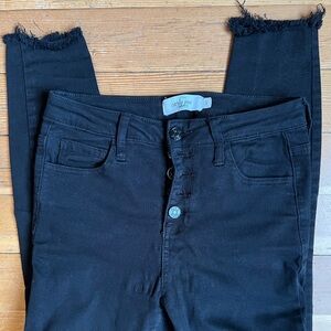 Carly Jean Los Angeles Black Jeans Size 3